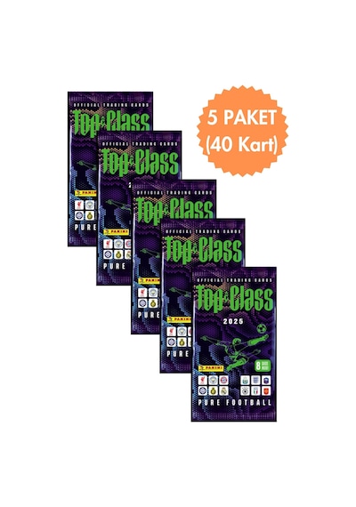 Toyika Panini Top Class 2025 Trading Cards 8li X 5 Adet