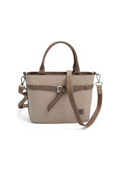 Silver Polo Sp1283 Kadın El Çantası Fashion Bej-latte