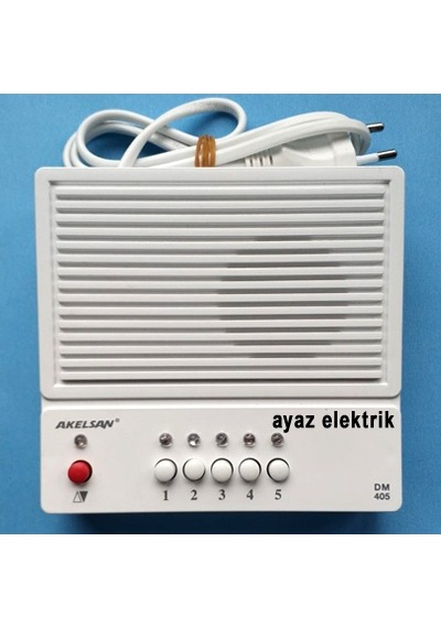 Akelsan 5 Li Diafon Konuşma Merkezi Çaycı-Odacı-Kapıcı Diyafon