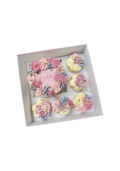 5+1 Bento&cupcake Kutusu 25x25x10
