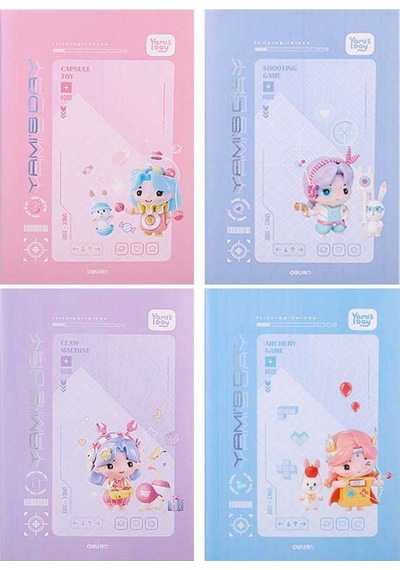Deli Gamer A5 40 Yp. Dikişli Çizgili Defter Fa540