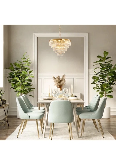 Bendigo Kristal Taşlı Avize Ra-avz- 3906-27-54 Gold