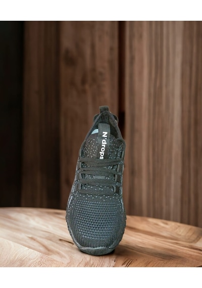 Ndrops Kids Sneaker Bağcıksız Ultra Hafif Ortopedik Spor Siyah