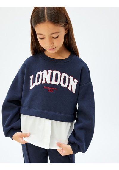 Koton Sweatshirt London Şehir Baskılı Bisiklet Yaka Gömlek Etek Ucu Detaylı Şardonlu Lacivert 5wkg10166ak Lacivert Koton Sweatshirt London Şehir Baskılı Bisiklet Yaka Gömlek Etek Ucu Detaylı Şardonlu Lacivert 5wkg10166ak Lacivert