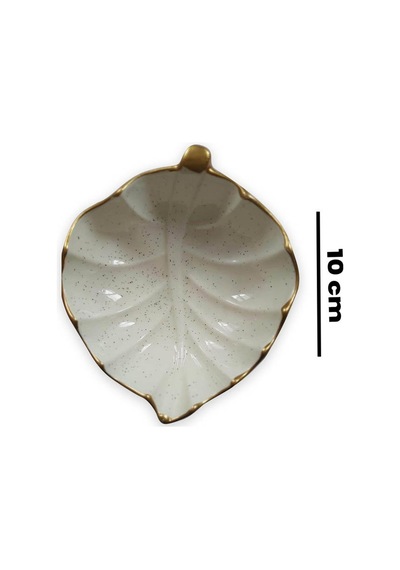 Cosinesss Yaldızlı Yaprak Çerezlik - 10 Cm Renkli