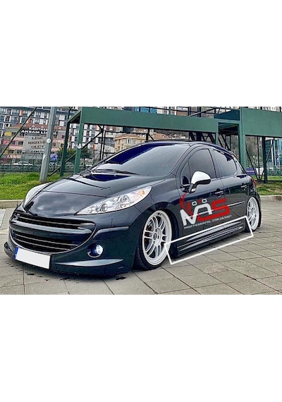 Peugeot 207 Uyumlu R Marşpiyel Sağ Sol Takım Fiberglass Boyasız