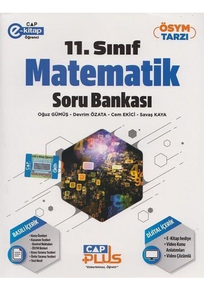 11. Sınıf Matematik Anadolu Soru Bankası Çap Yayınları