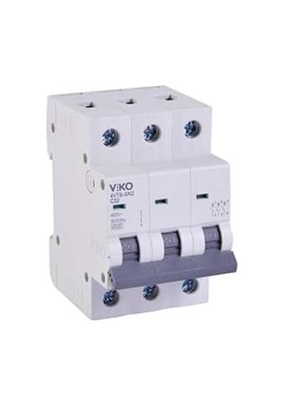 4vtb-3c32 Otomatik Sigorta 4,5ka C Tipi 3 Kutup 32a