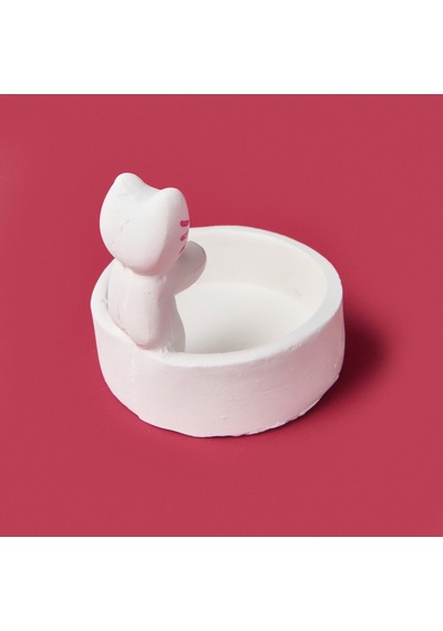 Deco Cat Mumluk - Beyaz - 5 Cm Renkli