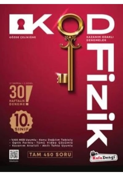 10.sınıf Fizik 30 Haftalık Süreç Uygulamaları Kafa Dengi