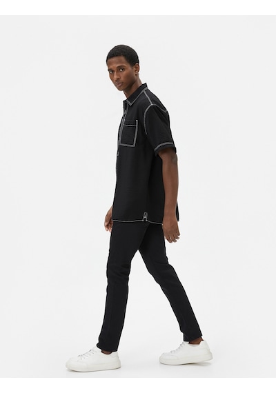 Koton Slim Fit Kot Pantolon - Brad Jean Siyah 4sam40062nd 4SAM40062ND999 Siyah Koton Slim Fit Kot Pantolon - Brad Jean Siyah 4sam40062nd 4SAM40062ND999 Siyah