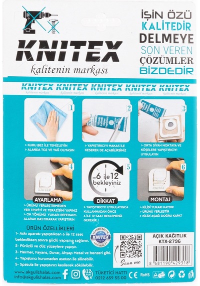 Knitex Açık Kağıtlık Tuvalet Kağıdı Askısı Ktx 2796
