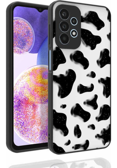 Galaxy A23 Kılıf Desenli Kamera Korumalı Parlak Zore Nora Kapak NO2