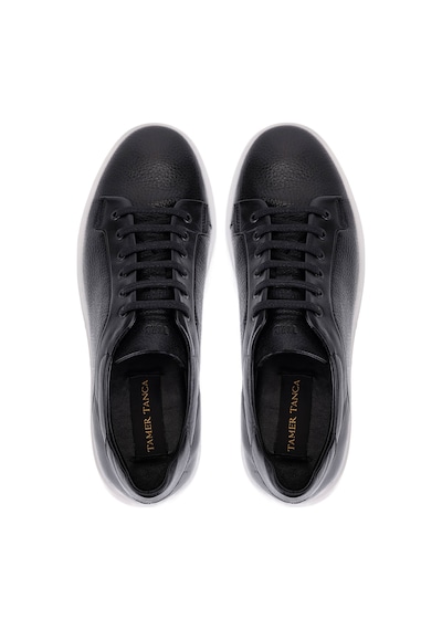 Tamer Tanca Erkek Hakiki Deri Siyah/beyaz Sneakers & Spor Ayakkabı 537 3817 Erk Ayk Sk25-26 Sıyah/beyaz Tbn Siyah7