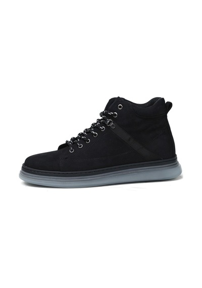 Pierre Cardin 13622 Siyah Erkek Nubuk Bot