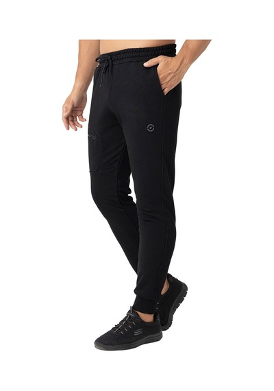 Crozwise Erkek Eşofman Altı Üç İplik Darpaça Pant Pant 2249 Siyah