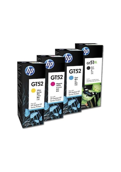 HP Gt51Xl-Gt52 Mürekkep Seti Cmyk- HP Gt-5812-P0R20A