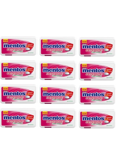 Mentos Defensive Clean Breath Vişne Aromalı Tatlandırıcılı Tablet Şekerleme 12 x 21 G