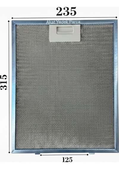 Teka İle Uyumlu Tvt 60.1 Beyaz Davlumbaz Metal Filtresi