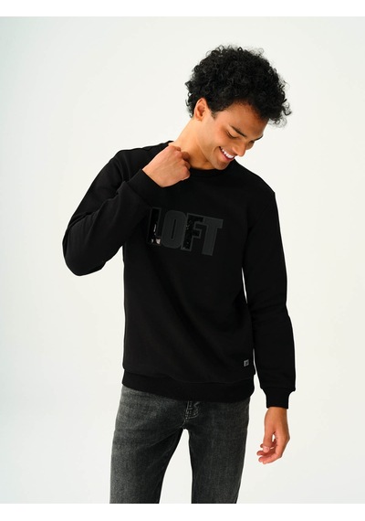 Loft Erkek Sweatshirt Siyah Lf2037420 25kp69000091 P6934 Siyah