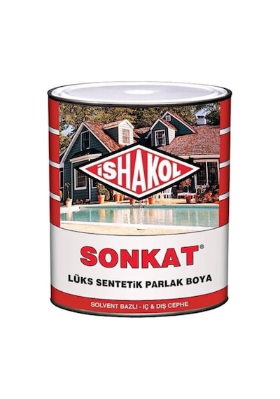 Ishakol Sonkat Yağlı Boya - 0.75 Litre = 900 Gram - Fildişi Rengi