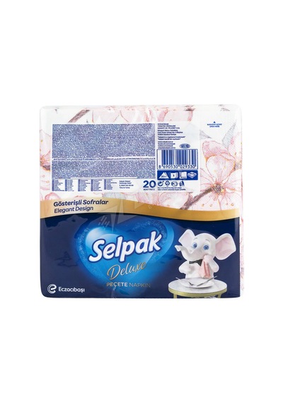 5 Adet Selpak Peçete Deluxe 20 Li