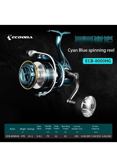 Ecooda Cyan Blue 8000hg Olta Makinesi