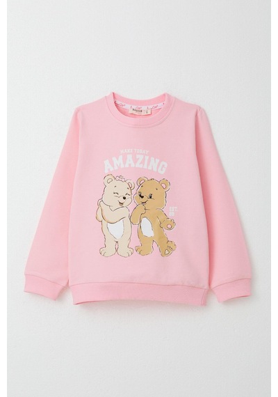 Breeze Kız Çocuk Eşofman Takım Eğlenceli Ayıcıklar Baskılı 1.5-5 Yaş, Pembe Pembe Breeze Kız Çocuk Eşofman Takım Eğlenceli Ayıcıklar Baskılı 1.5-5 Yaş, Pembe Pembe