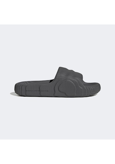 Adidas Adilette 22 Gri Unisex Gri Terlik Düz Hp6522 Gri