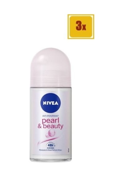 Nivea Pearl&Beauty Kadın Roll-On Deodorant 50 ML x 3
