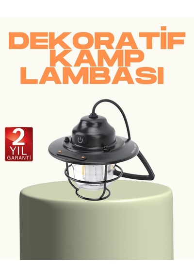 Hubrendy Tekno Hafif Ve Taşınabilir Retro Tasarım Kamp Lambası