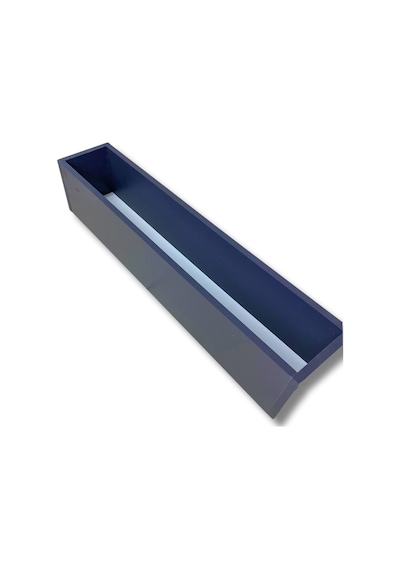 Cihan Çiçekçilik Antrasit Ahşap Mdf Saksı 100x20x15 Cm Iç Mekan Saksısı Çok Renkli