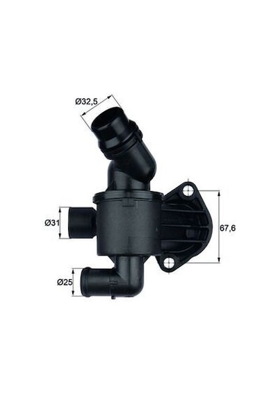 Mahle Termostat Komple 87c A4-a5-a6 2.0 Tdı 2009-- Caga Caha Tı3487 03l121111ad 03l121111n