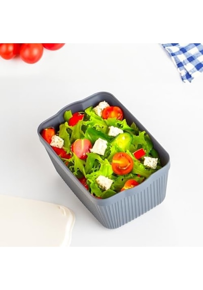 1037 Erzak Çok Amaçlı Bakliyat Saklama Kabı Dolap İçi Organizer 6'lı 1,5 L Still Box
