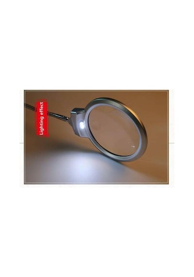 Hitteknoloji Işıklı Büyüteç Masa Lambası, 130 Mm Mercek, Çalışma Ve Okuma Lambası