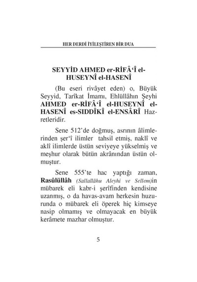 Her Derdi İyileştiren Bir Dua | Lalegül Yayıncılık 9786054814121