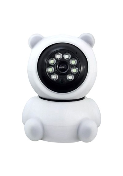 Panda Görünümlü 360 1080p Ip Güvenlik Kamerası Gece Görüşlü Bebek Bakıcı Ip Wifi Kamerası