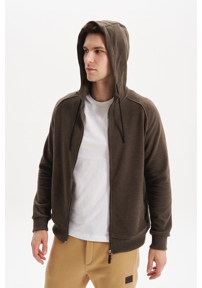 AR-MA Arma Erkek Örme Fleto Cepli Kapüşonlu Selanik Sweatshirt Regular Fit, Pamuk Polyester K30324698402 Kahverengi AR-MA Arma Erkek Örme Fleto Cepli Kapüşonlu Selanik Sweatshirt Regular Fit, Pamuk Polyester K30324698402 Kahverengi