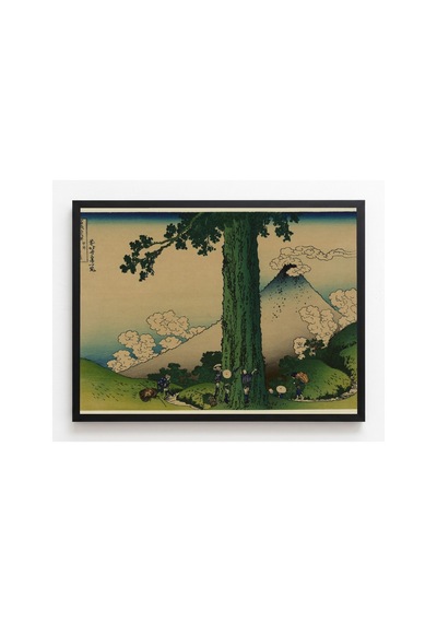 Hokusai Kai Eyaletinde Mishima Geçidi Çerçevesiz Poster 30x42 Cm A3 Tablo Japon Sanatı Duvar Dekoru