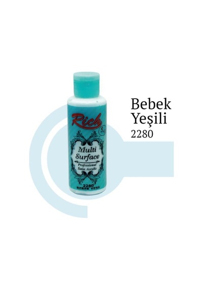 Rich Multi Surface 2280 Bebek Yeşili Akrilik Boya 130 Cc - Rxlu-290795 Renkli