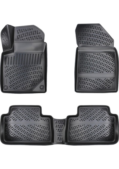 Citroen C5 3D Paspas Havuzlu 2001-2007 Arası Siyah Rizline Marka N11.11988