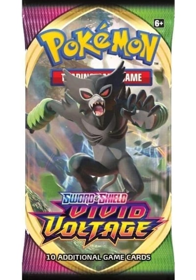 Pokemon Oyun Kartı Tcg Sword&shield Vivid Voltage Booster Pack - 2 Paket 20 Kart