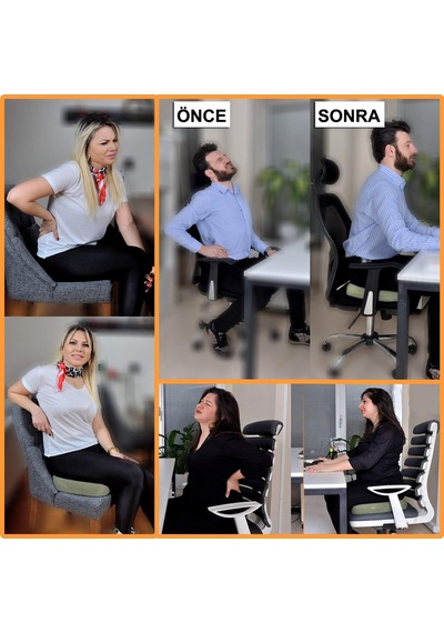 Bambu Serisi Ortopedik Minder Haki Renk Çok Renkli