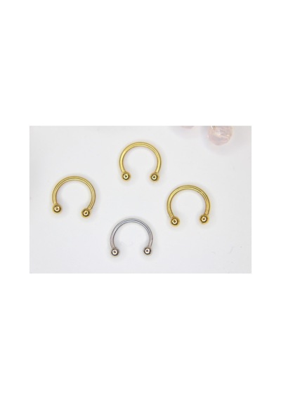 4'lü Kombin Halka Piercing Gümüş