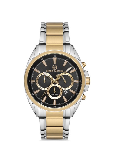 Sergio Tacchini Gold Gümüş Çelik Kordon Erkek Kol Saati L.st.1.10095.4 Gold - Gümüş