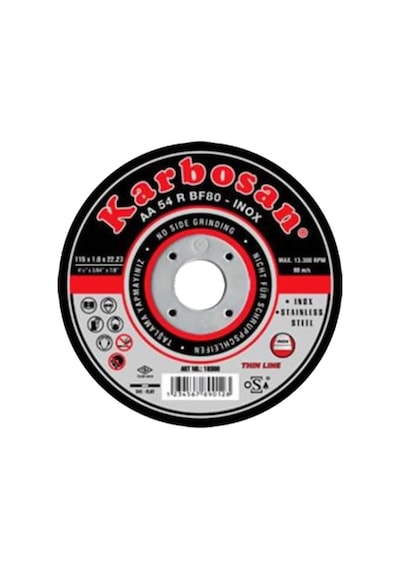 Karbosan 115.1.22 Inox Düz Thınlıne Kes. 10380
