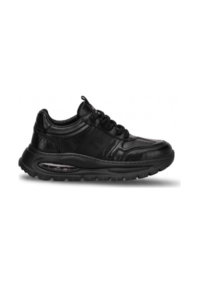 Guja 26blg548-1 Erkek Hakiki Deri Klasik Sneaker Siyah