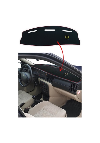 Opel Vectra 1995-2002 B Kasa Nakışlı Torpido Koruma Halısı & Torpido Koruyucu Örtü