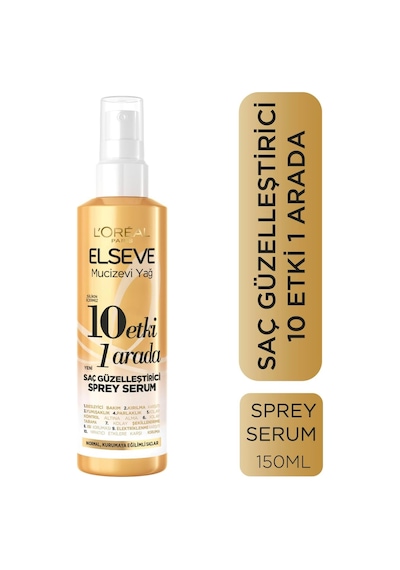 L'oreal Paris Mucizevi Yağ 10 Etki 1 Arada Saç Güzelleştirici Sprey Serum 150 Ml Diğer