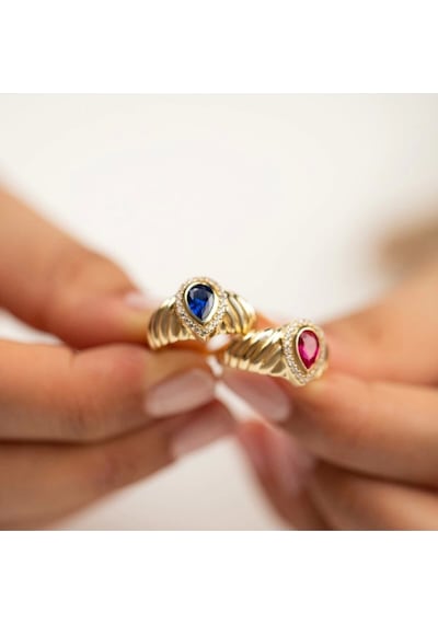 Çgk Çiğdem Gürel Kuyumculuk Burgulu Şovalye Altın Yüzük Gold